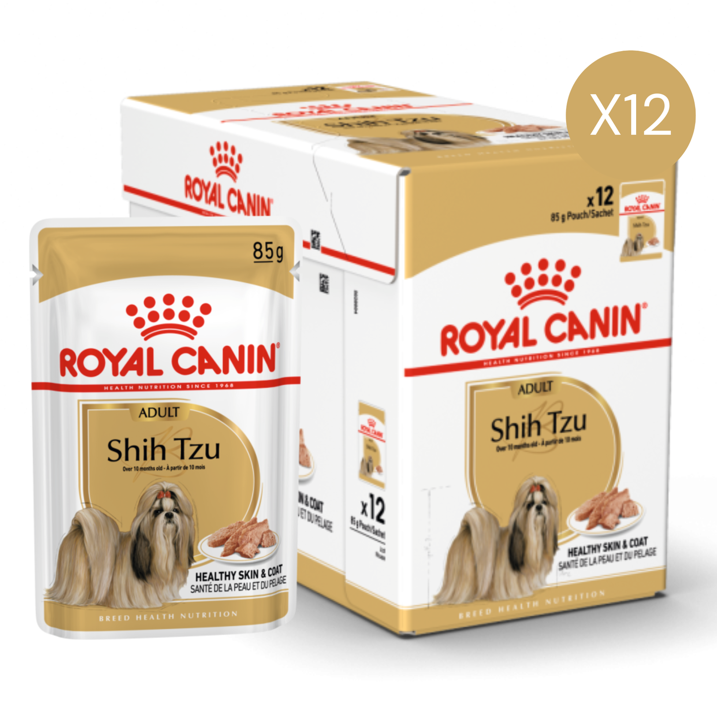 Royal Canin Breed Health Nutrition Shih Tzu Wet Food - 12X85G