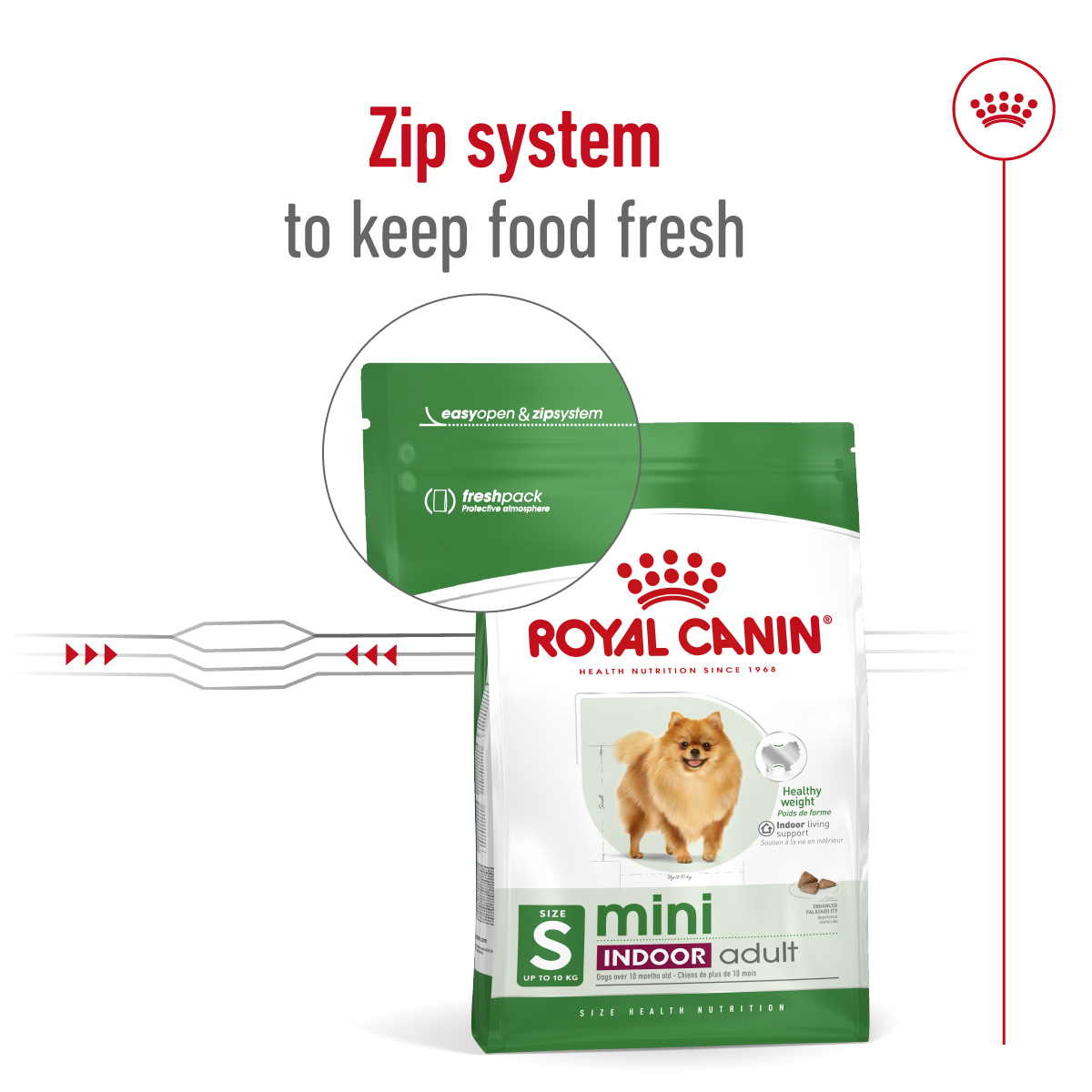 Royal Canin Size Health Mini Indoor Adult Dry Dog Food 1.5kg