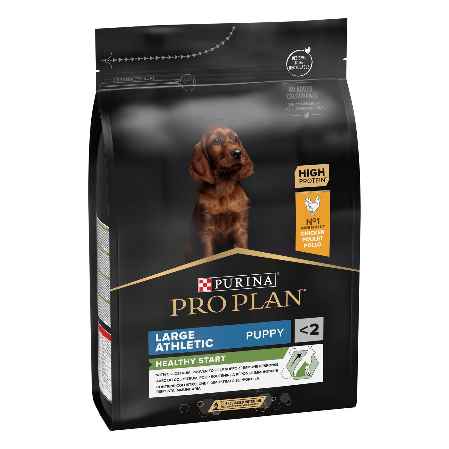 Purina Pro Plan Healthy Start Large Athletic Puppy Dry Dog Food With Chicken - 3kg