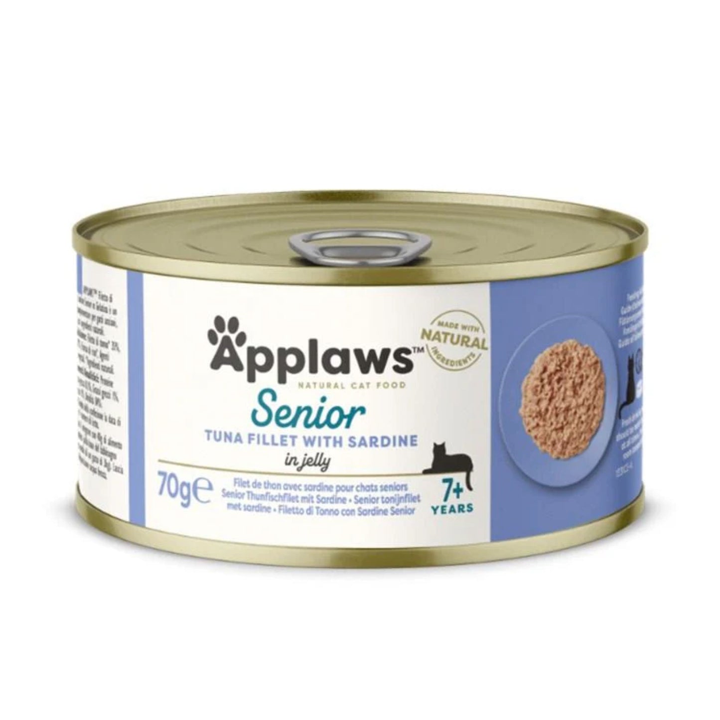 Applaws Tuna Fillet With Sardine Senior Wet Cat Food - 70g