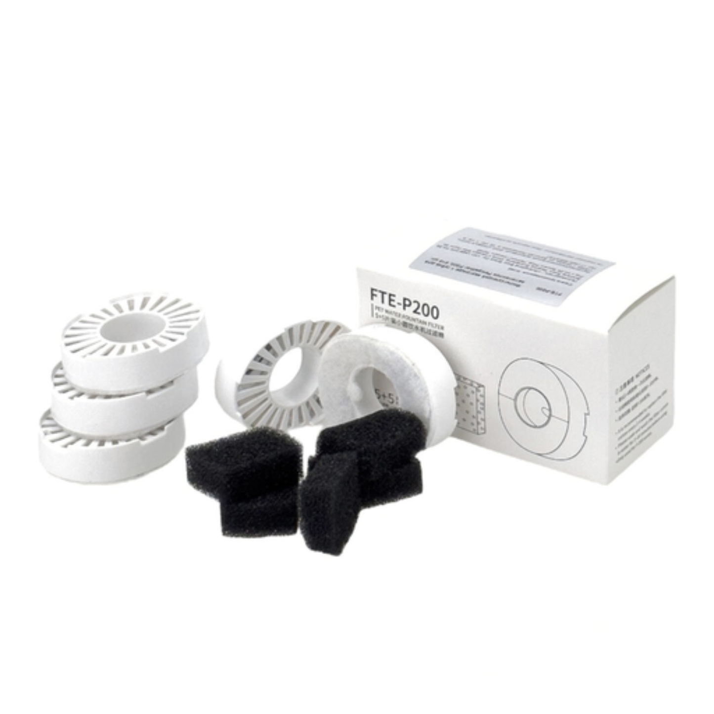 Pawgether Pet Water Fountain Filter -  5.4 x 4.4 x 1.4cm