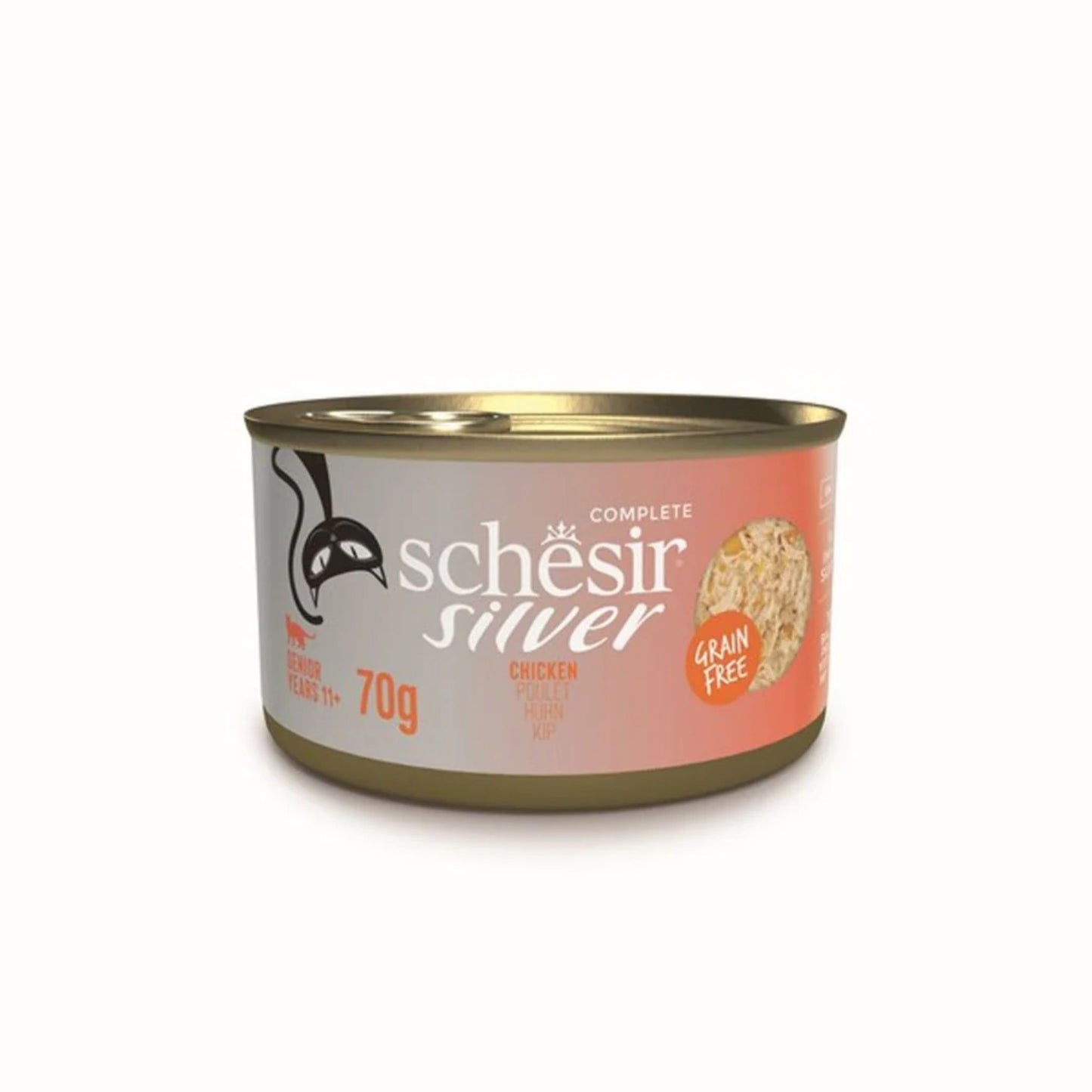 Schesir Silver Senior Cat Wholefood Chicken - 70G