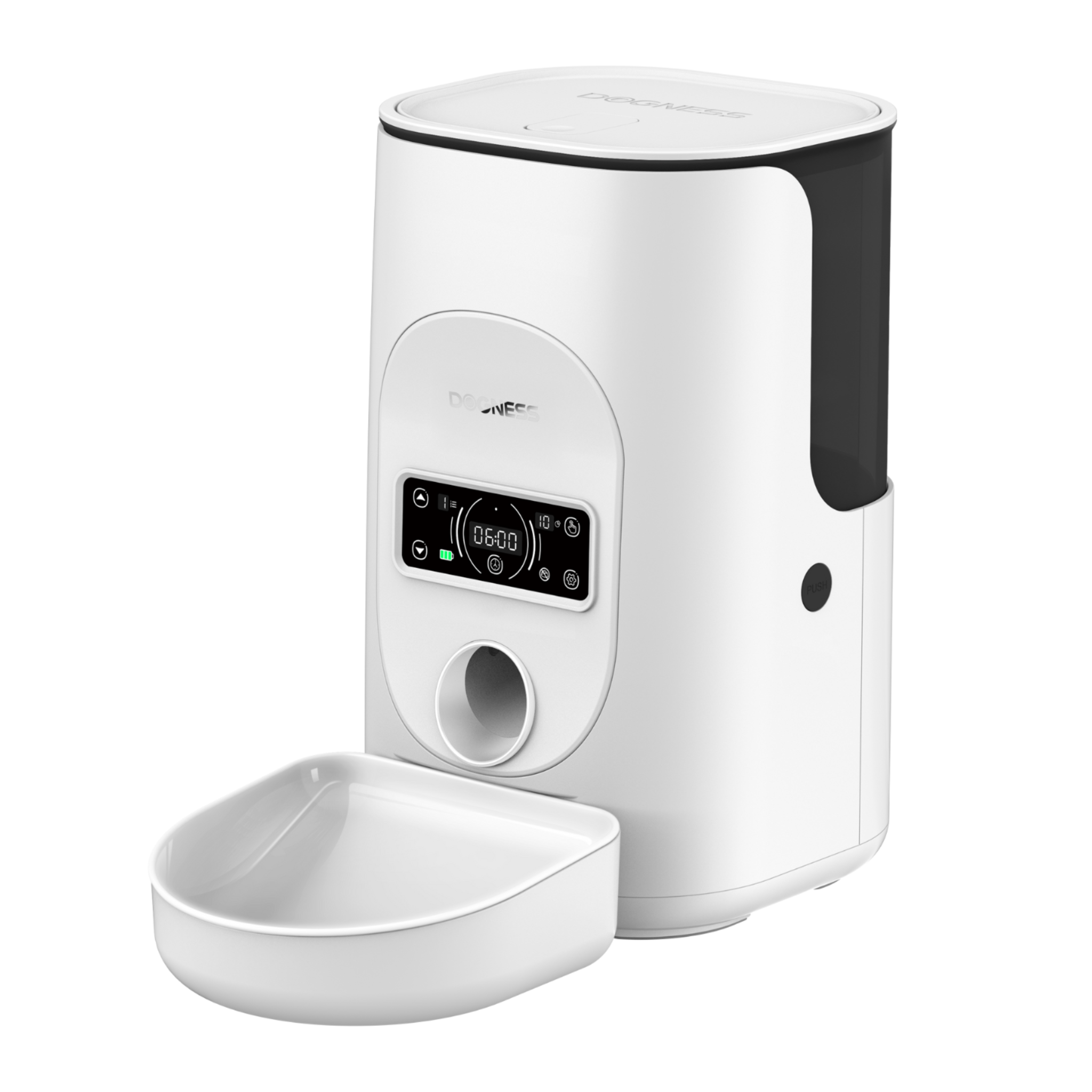 Dogness Rover Automatic Food Feeder For Pets White - 4 Litters