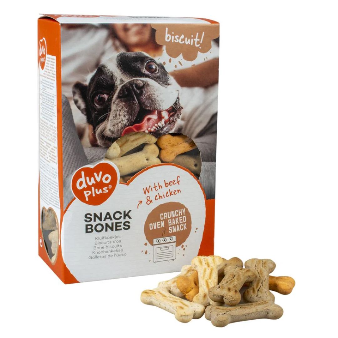 Duvo+ Snack Bones Dog Treats – 500g