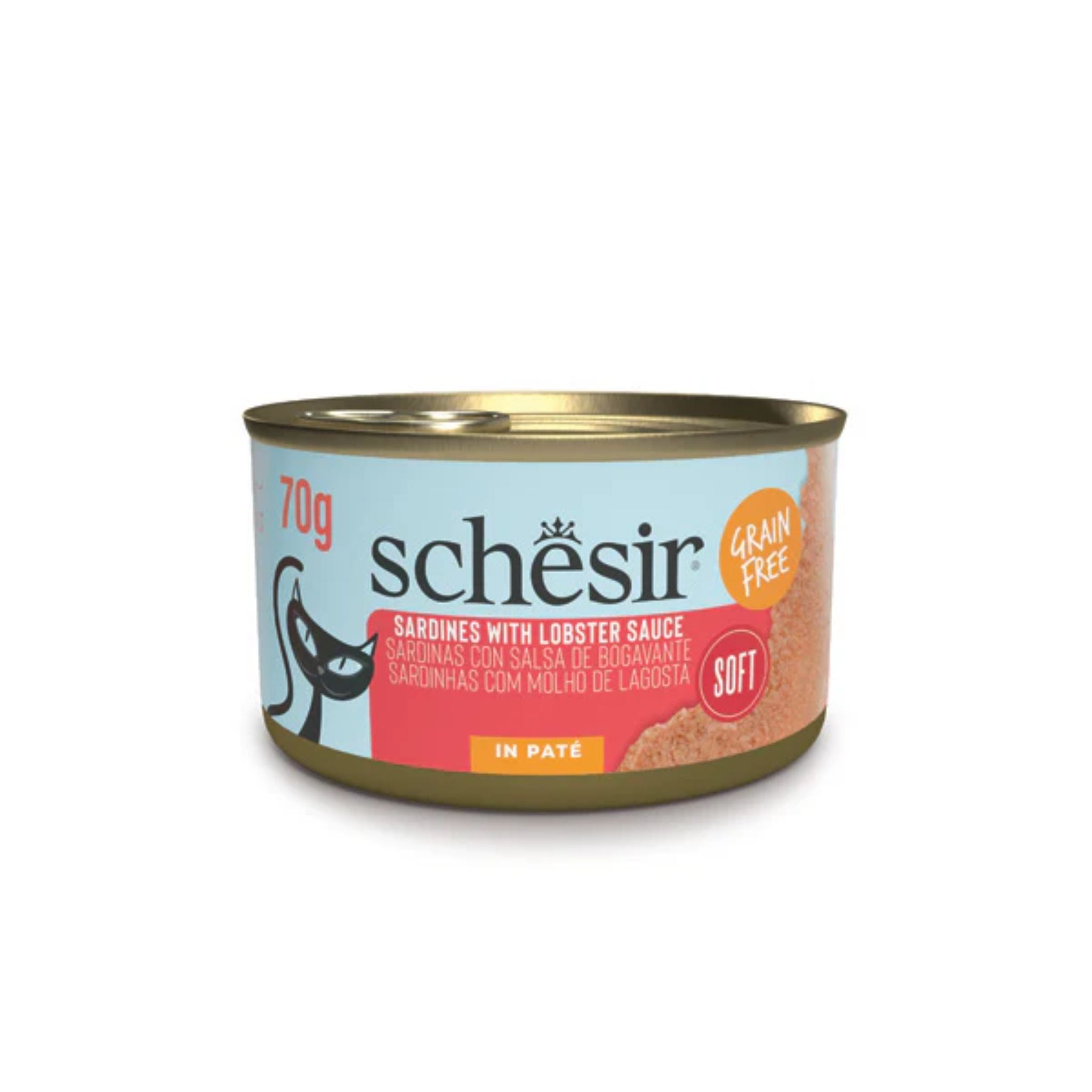 Schesir Cat Pate Sardines With Lobster Sauce - 70G