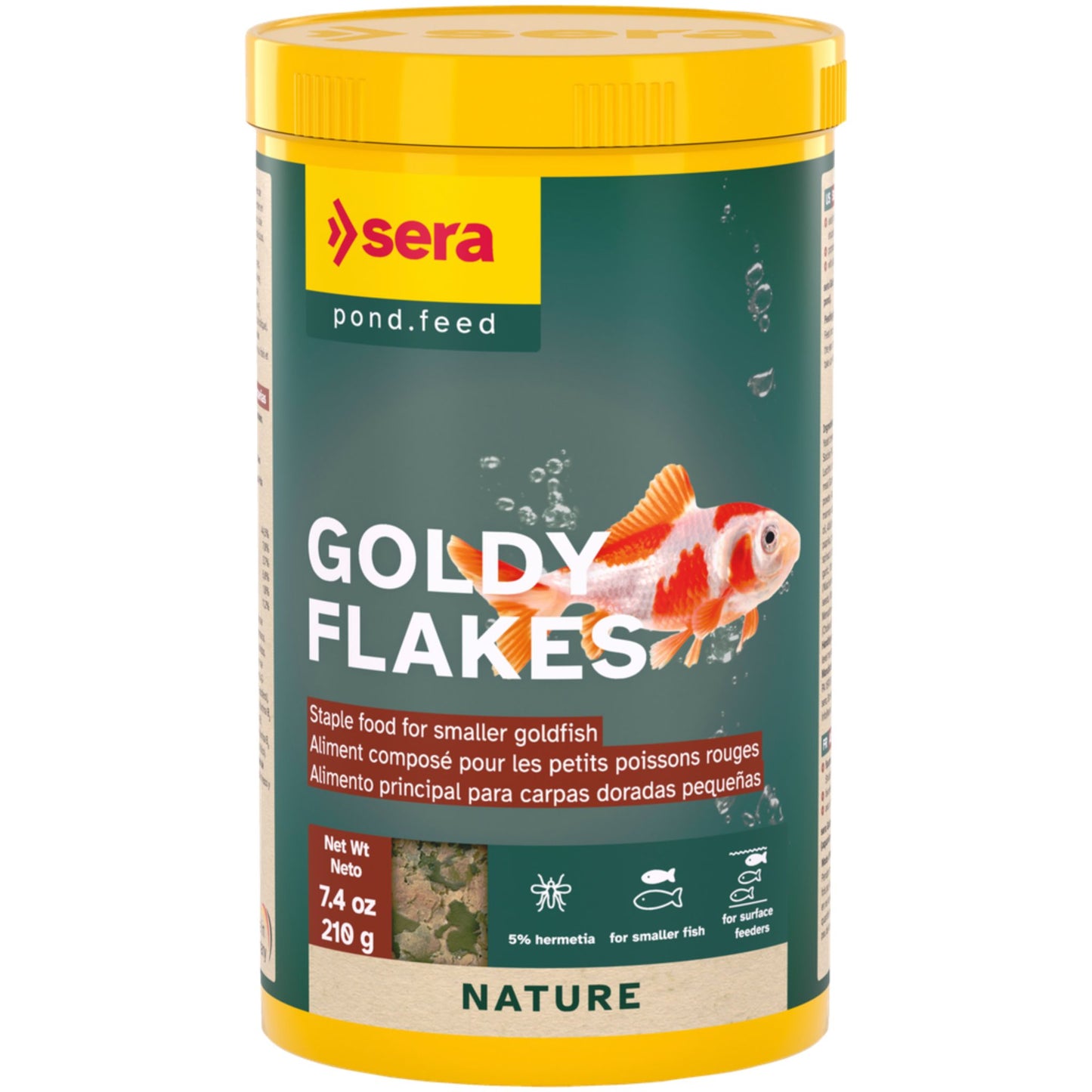 Sera Goldy Flakes Nature Fish Food - 1000ml