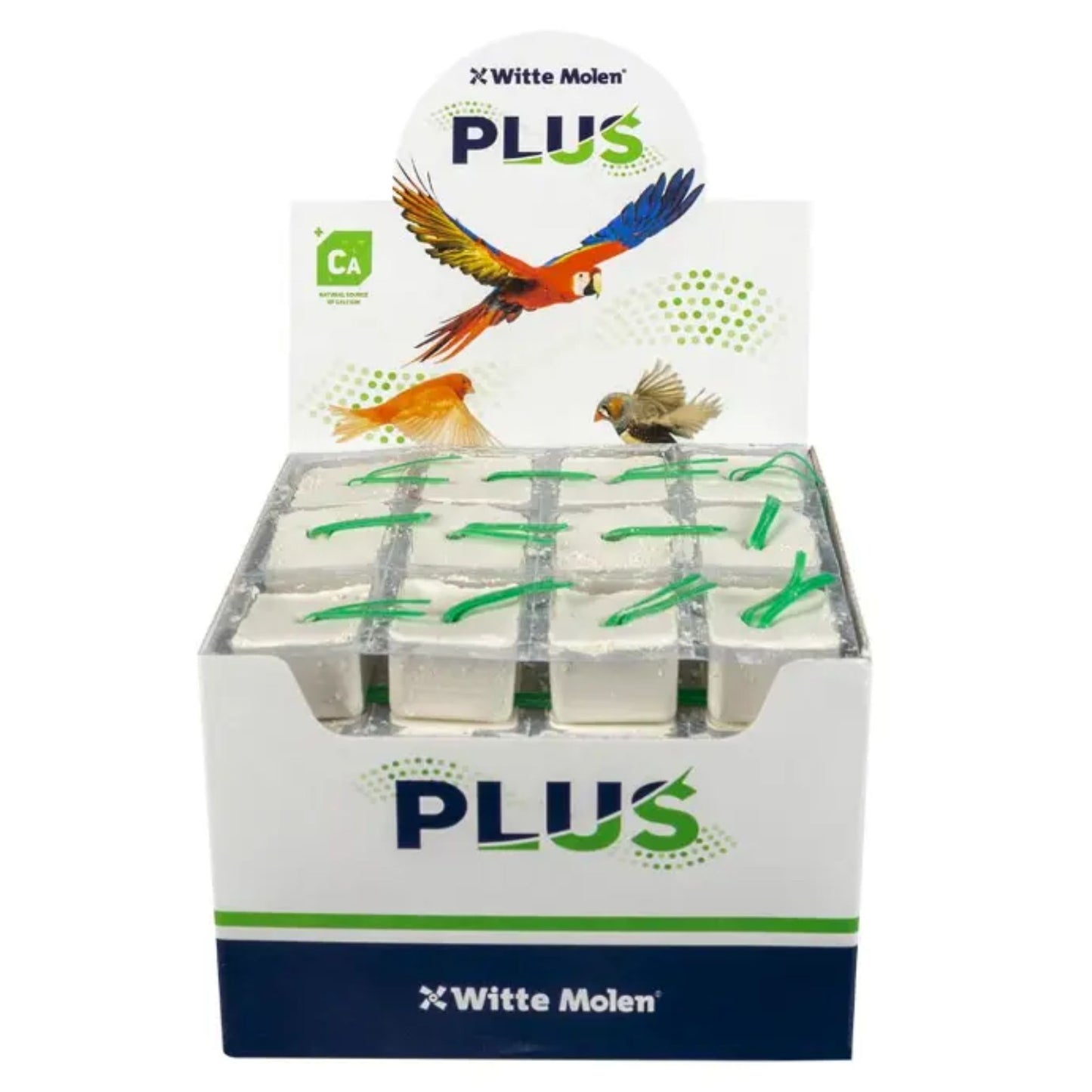 Witte Molen Plus Energy Block For Birds S - White