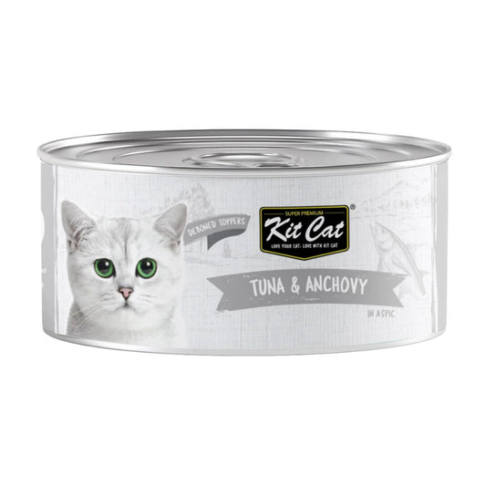 Kit Cat Tin Topper ‚Tuna & Anchovy in Broth Wet Food - 80g