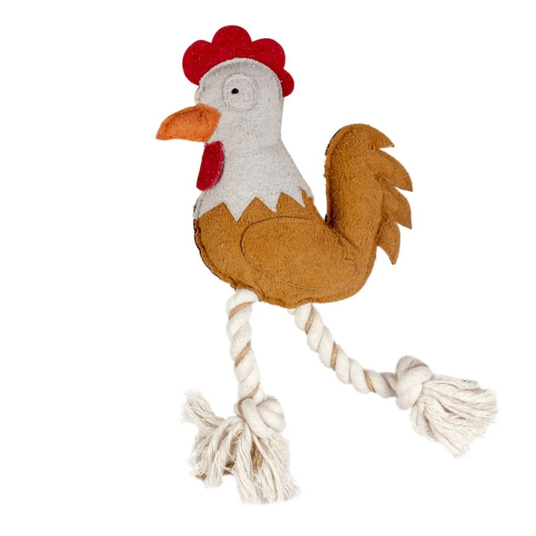 Duvo+ Farm Friends Ruby Rooster Dog Toy – 37cm