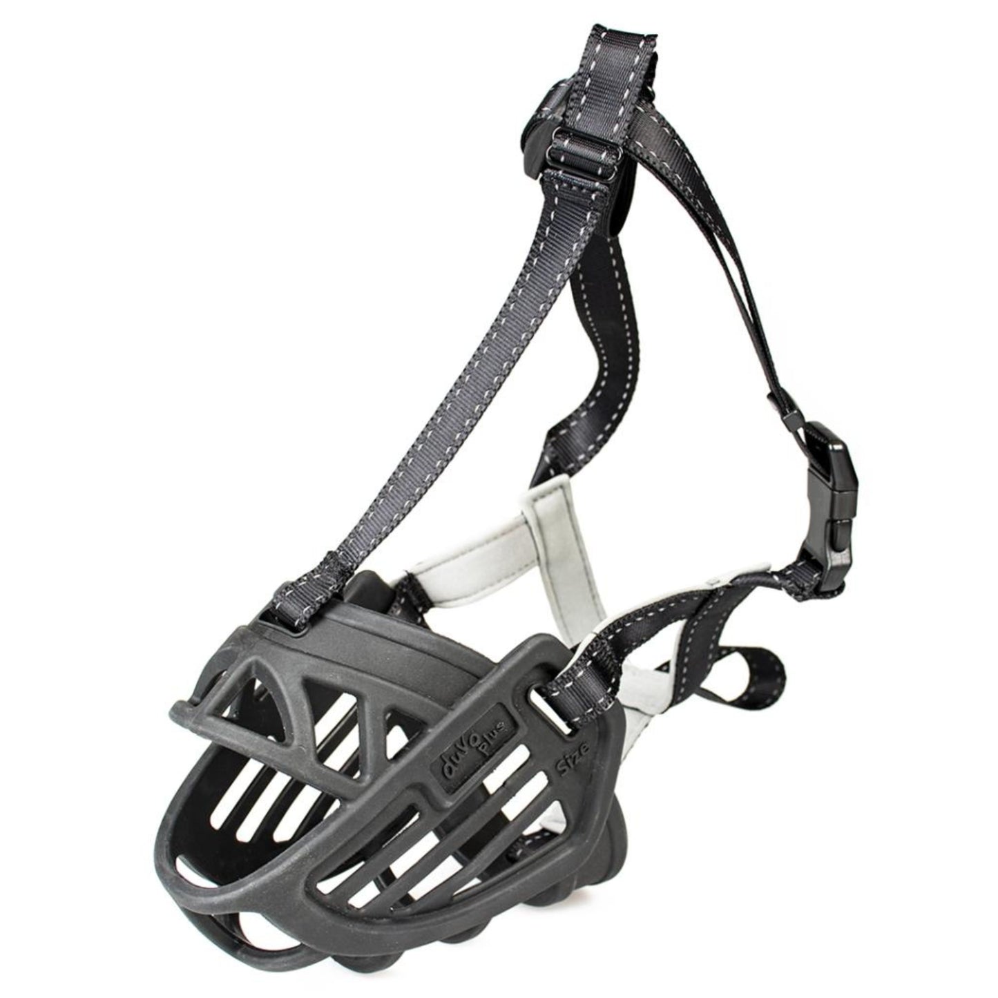 Duvo+ Rubber Pet Muzzle Black - L