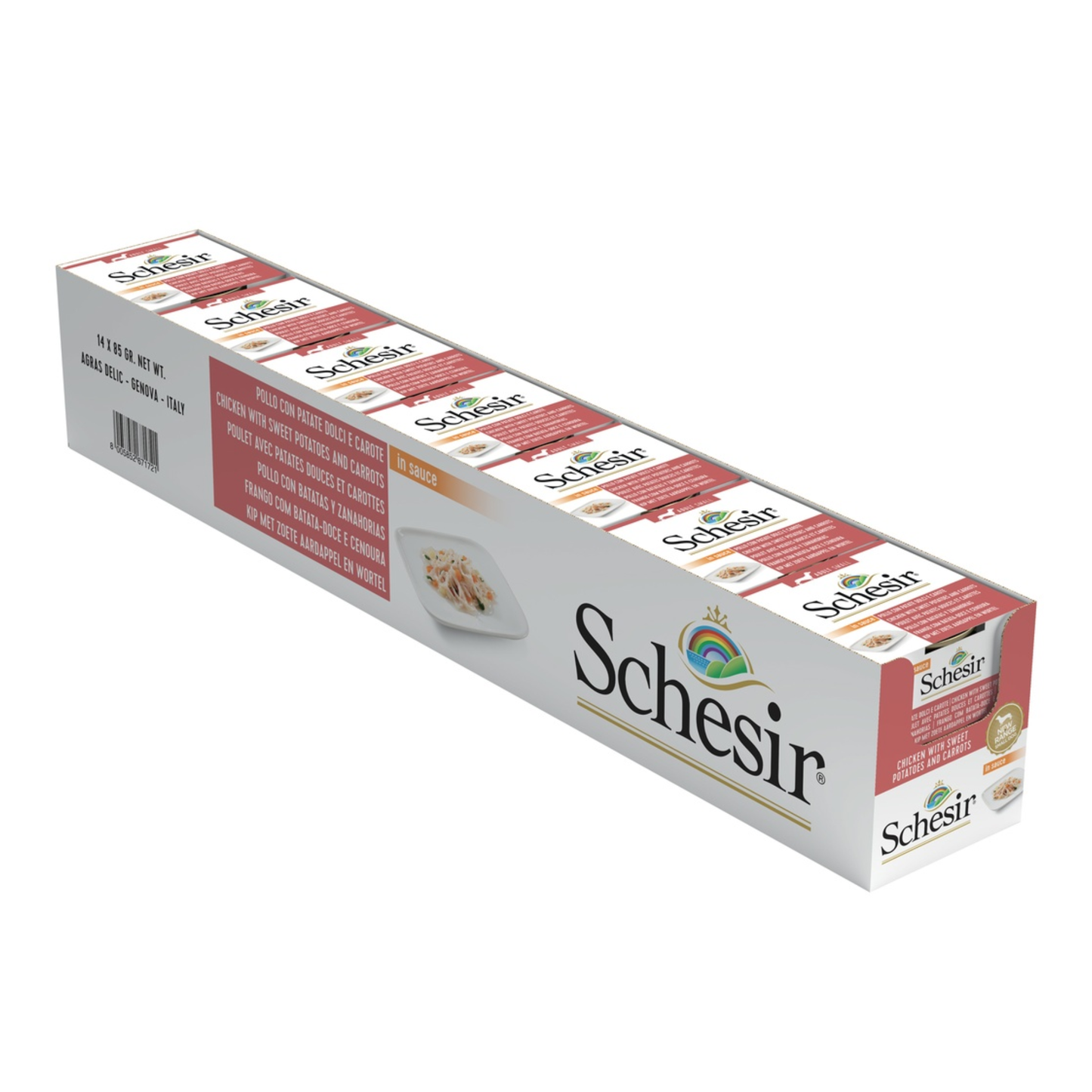 Schesir Dog Wet Food Chicken with Potatoes & Carrots - 85G