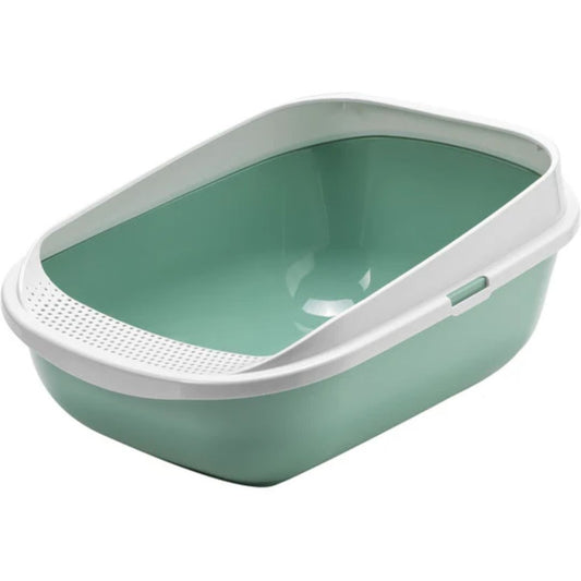 Moderna Comfy Step Cat Litter Tray  Green - 57.6 x 42.6 x 25.5 cm
