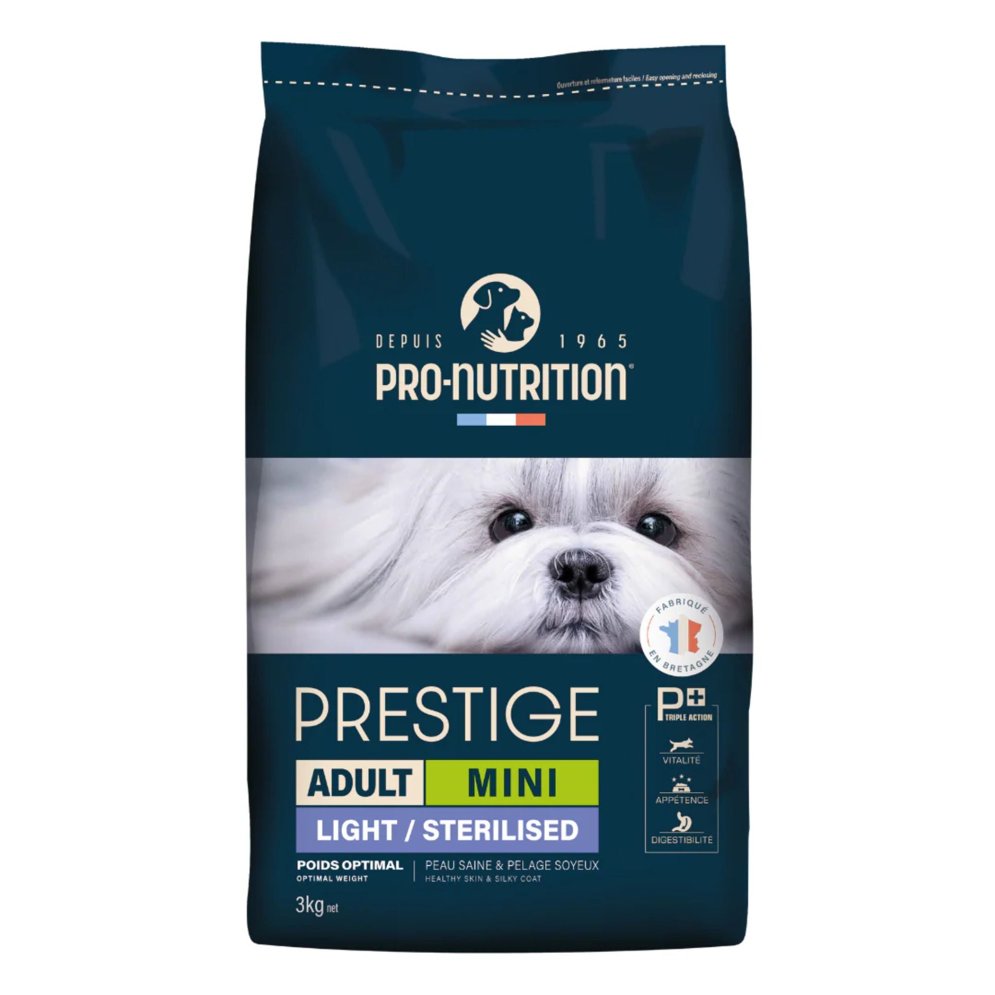 Pro Nutrition Prestige Dog Adult Mini Light Sterilised - 3Kg
