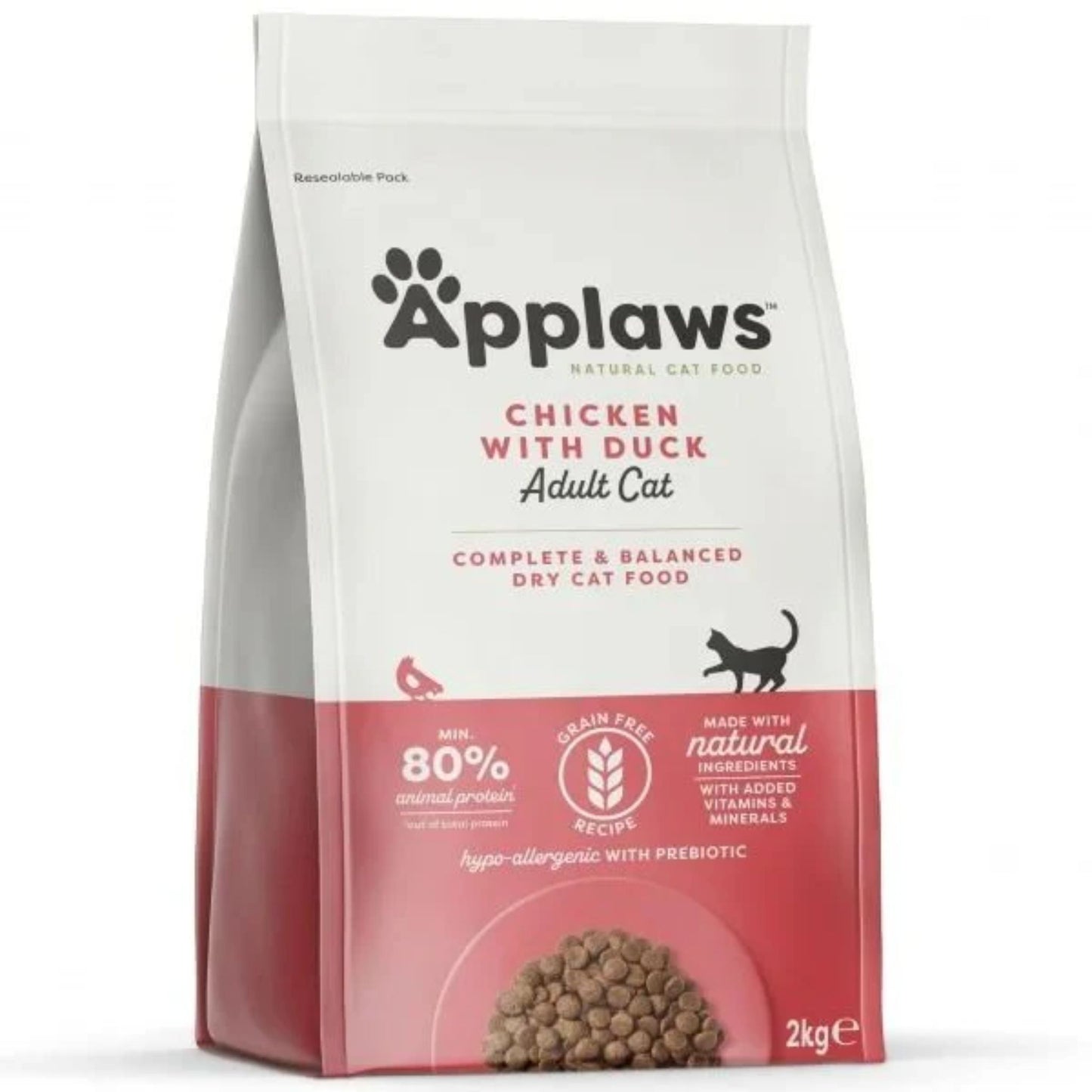 Applaws Chicken With Duck Adult Cat Dry Food - 2kg