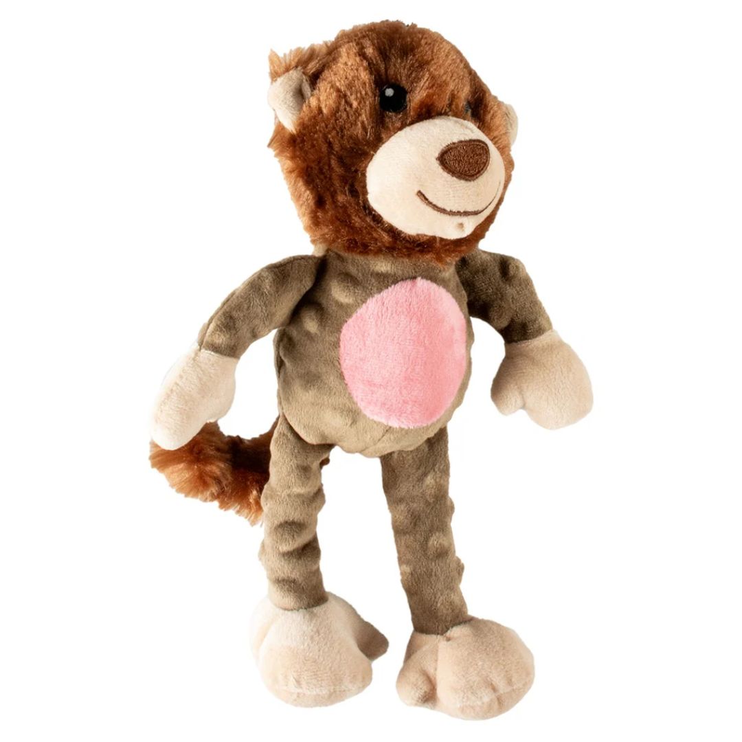Duvo+ Plush Bear Crackle Dog Toy – 34x21x8cm, Brown