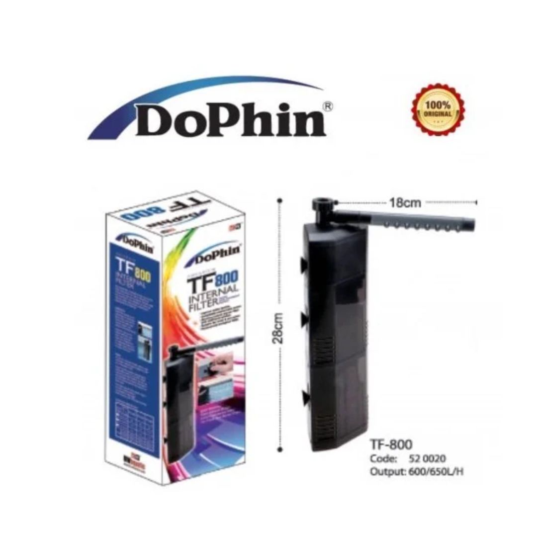 KW Zone Dophin Aquarium Triangle Internal Filter With Rainbar