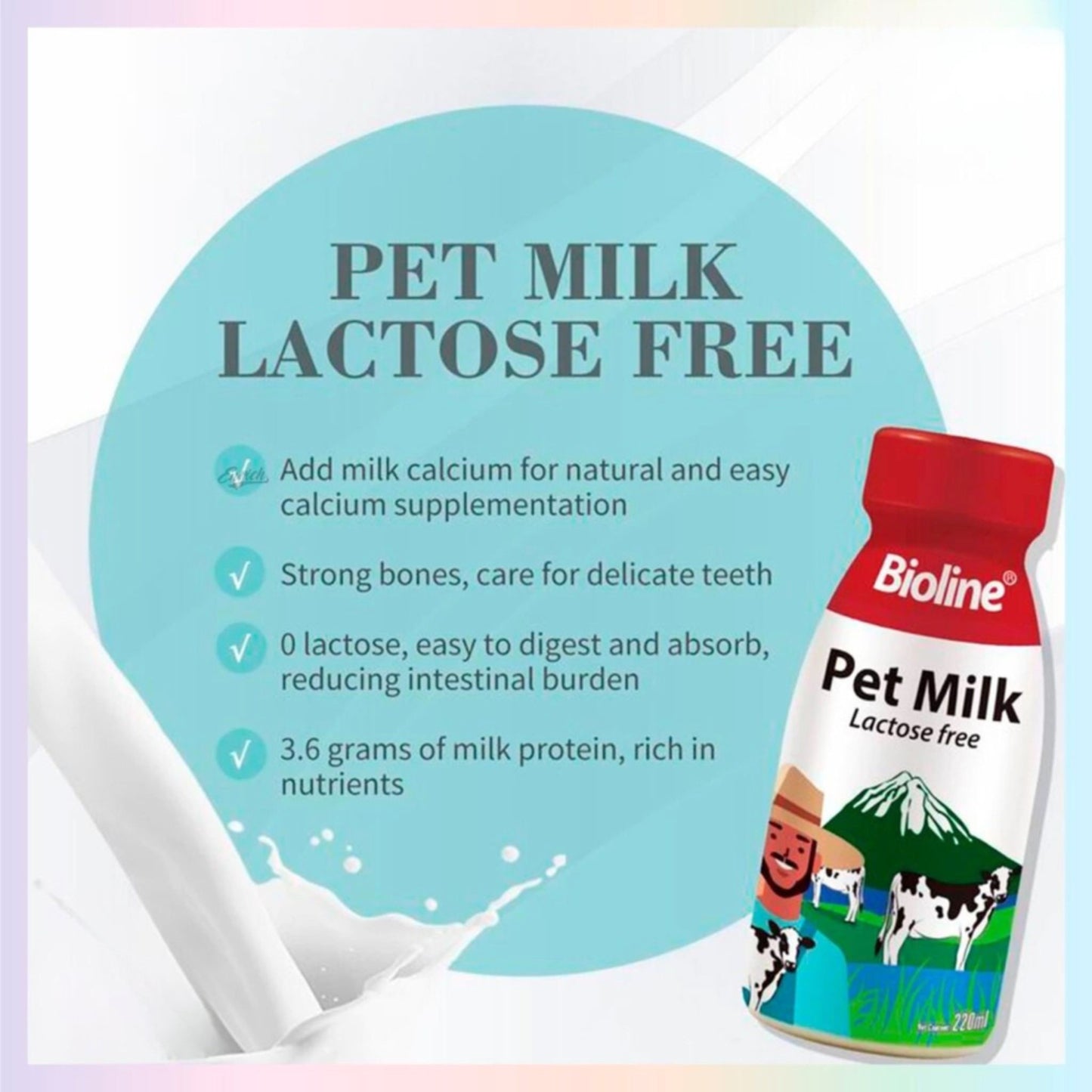 Bioline Pet Milk For Cat & Dog - 220ml
