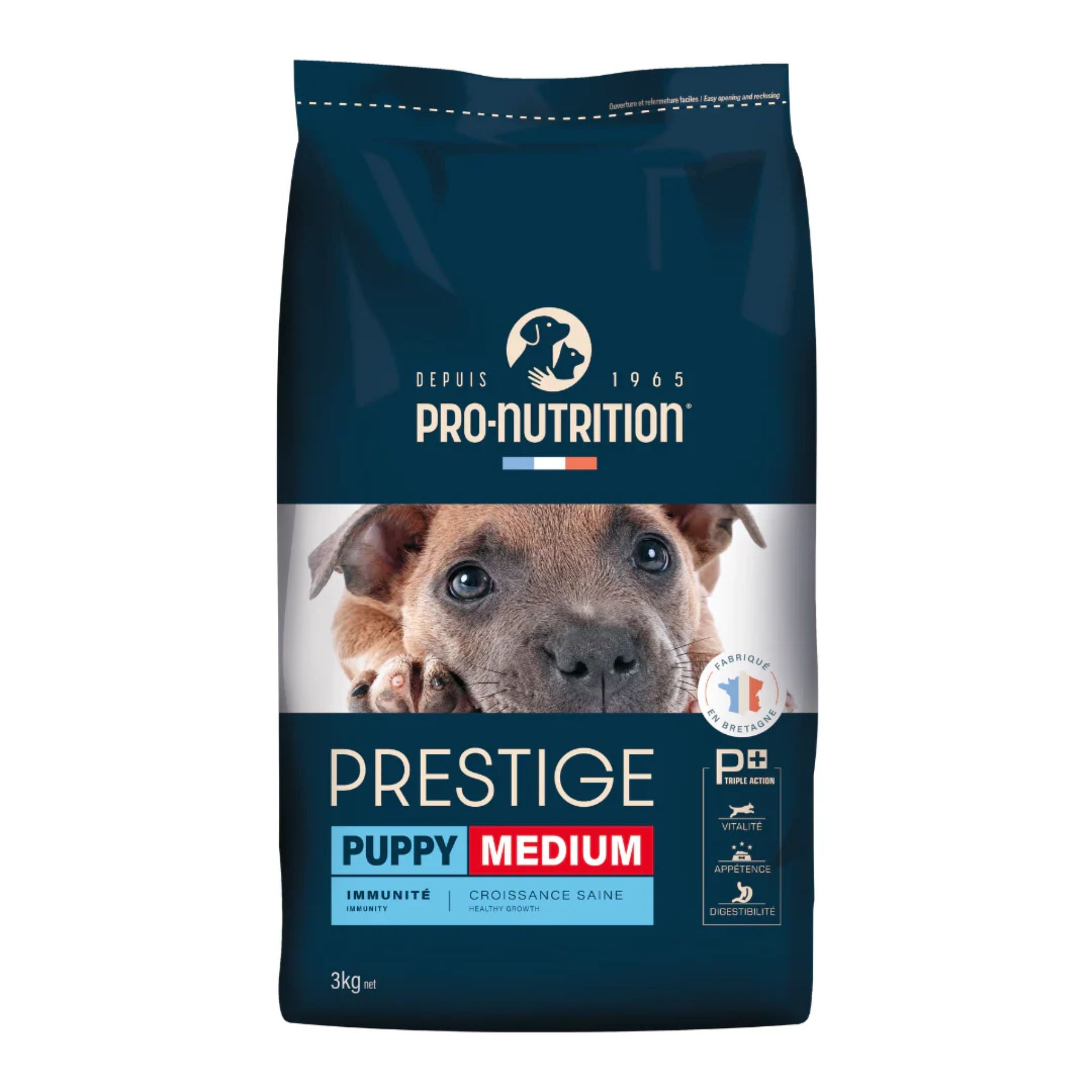 Pro Nutrition Prestige Puppy Medium Dry Dog Food - 3Kg