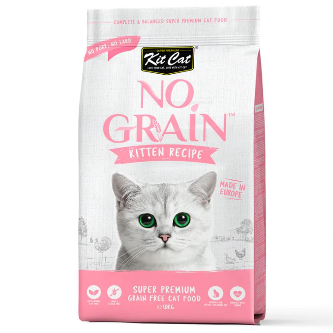 Kit Cat No Grain Kitten Recipe Super Premium Dry Food