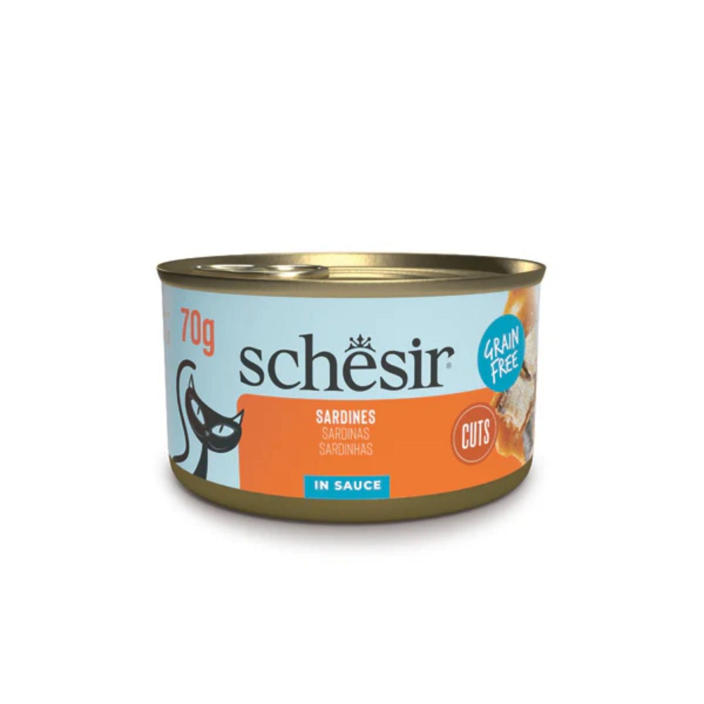 Schesir Cat Sardines Wet Food - 70G