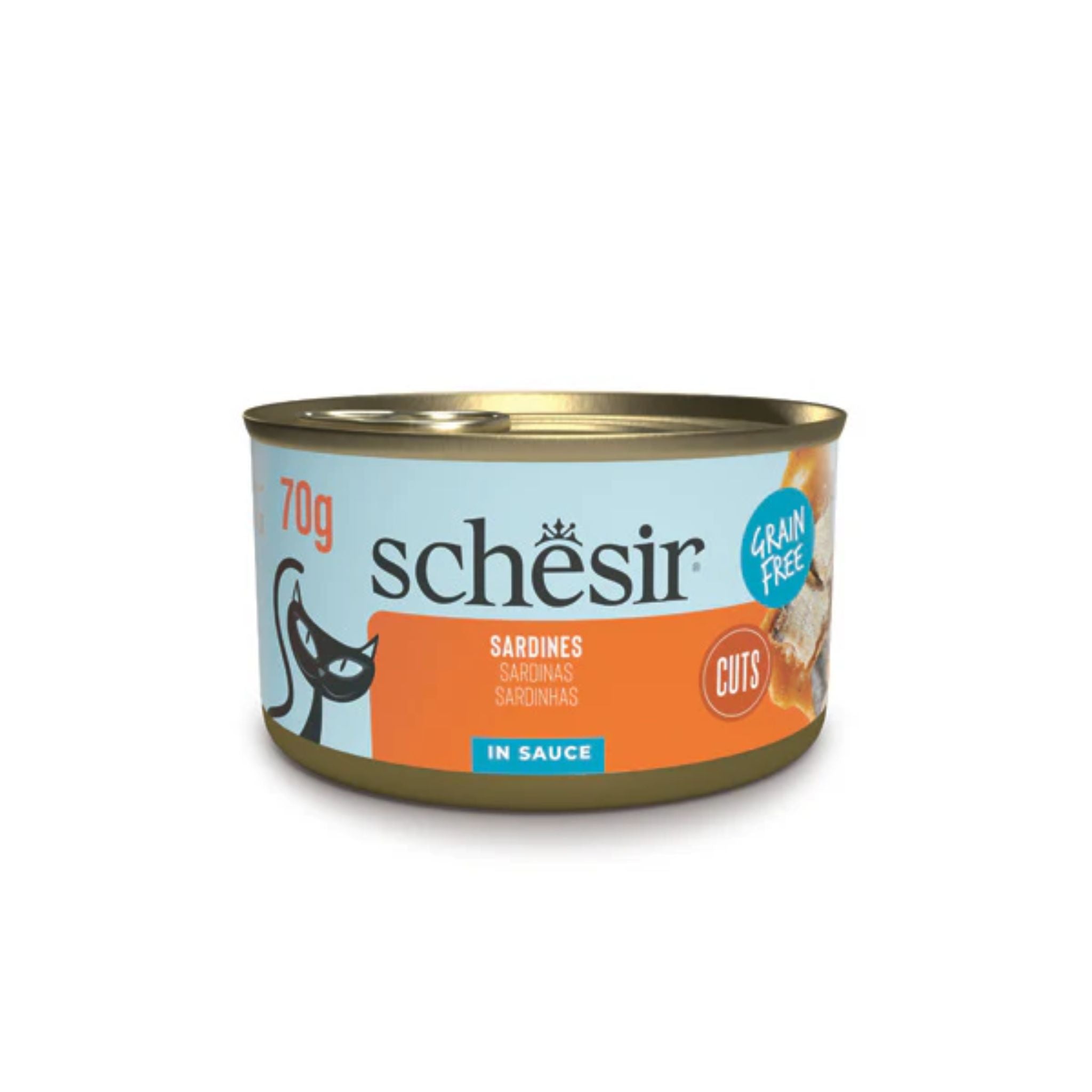 Schesir Cat Sardines Wet Food - 70G