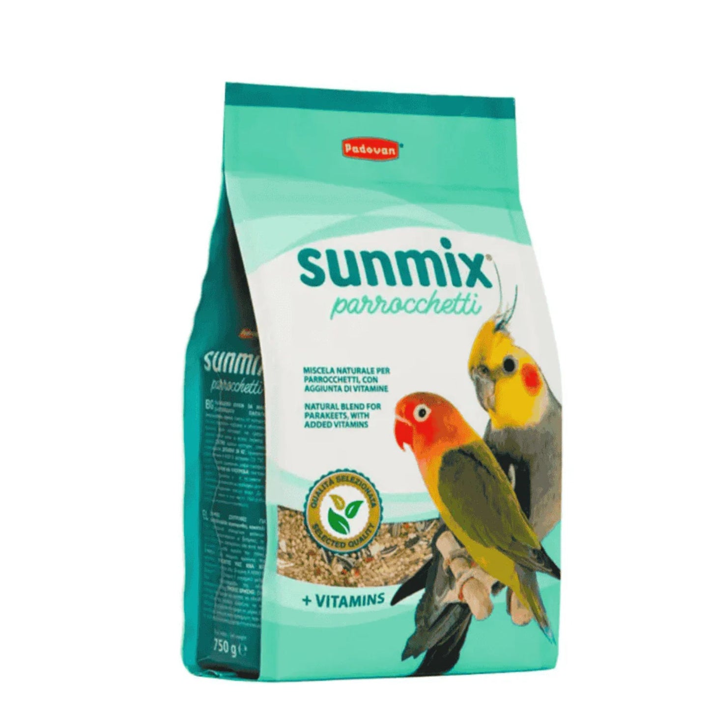 Padovan Sunmix Parakeet Food Balanced Daily Mix – 750g