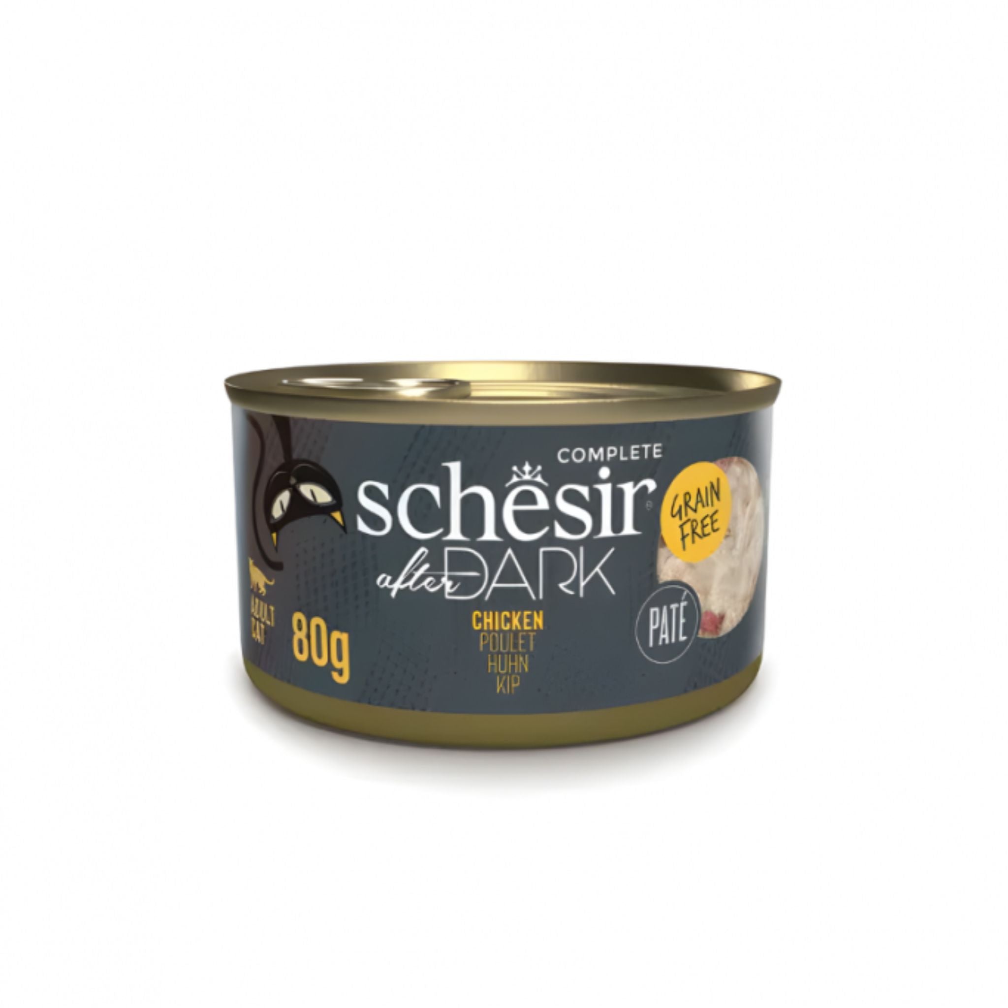 Schesir After Dark Cat Pate Chicken Wet Food - 80G