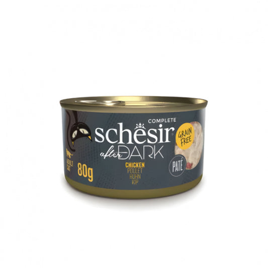 Schesir After Dark Cat Pate Chicken Wet Food - 80G