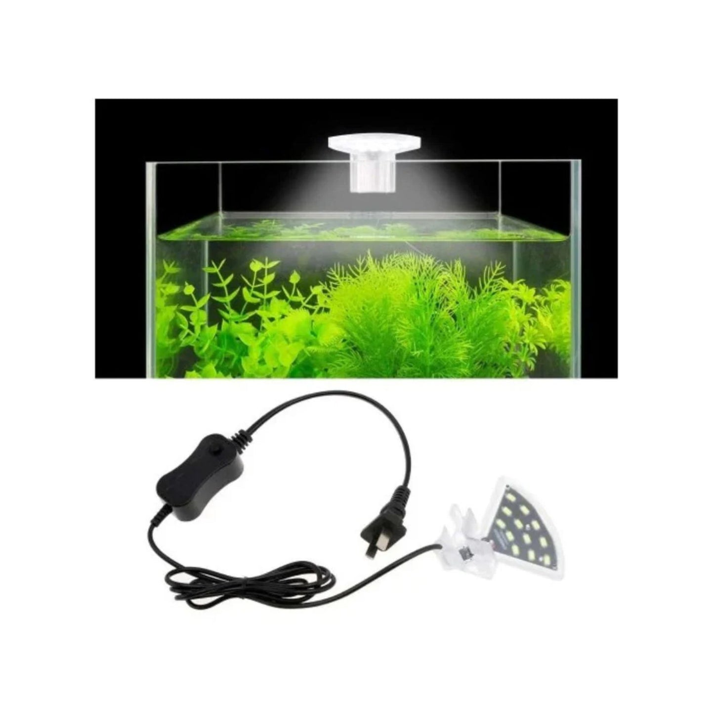 Roxin LED Top Light White Slim Aquarium Fixture - 5W