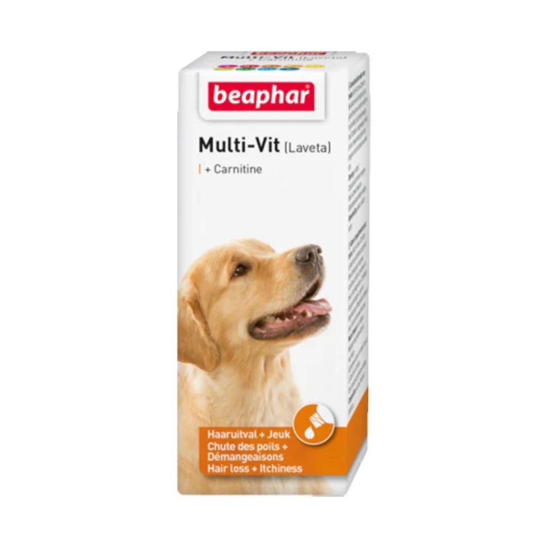 Beaphar Dog Multivitamin With Carnitine – 50ml