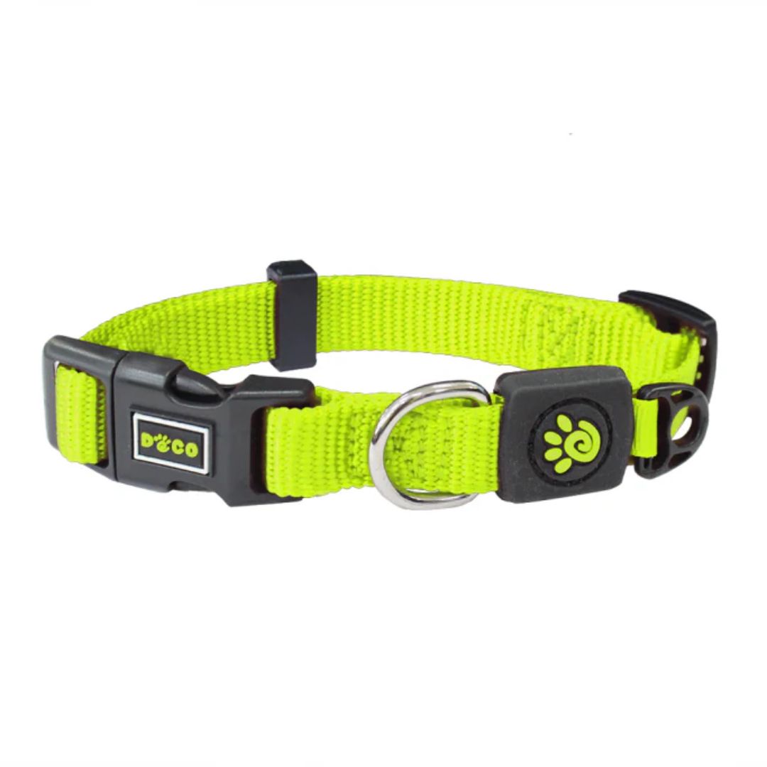 Doco Signature Nylon Dog Collar Durable & Adjustable Fit