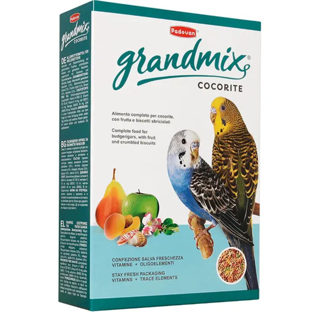 Padovan GrandMix Cocorite Budgie Mix Premium Seed – 1kg