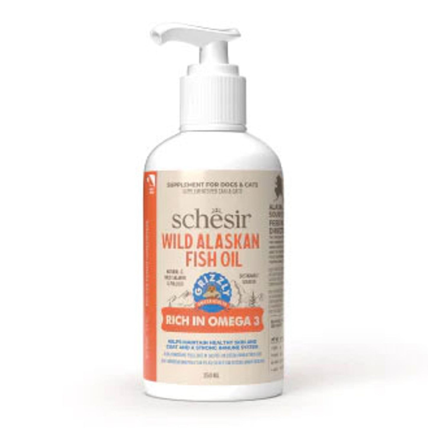 Schesir Wild Alaskan Fish Oil Omega 3 for dogs & cats