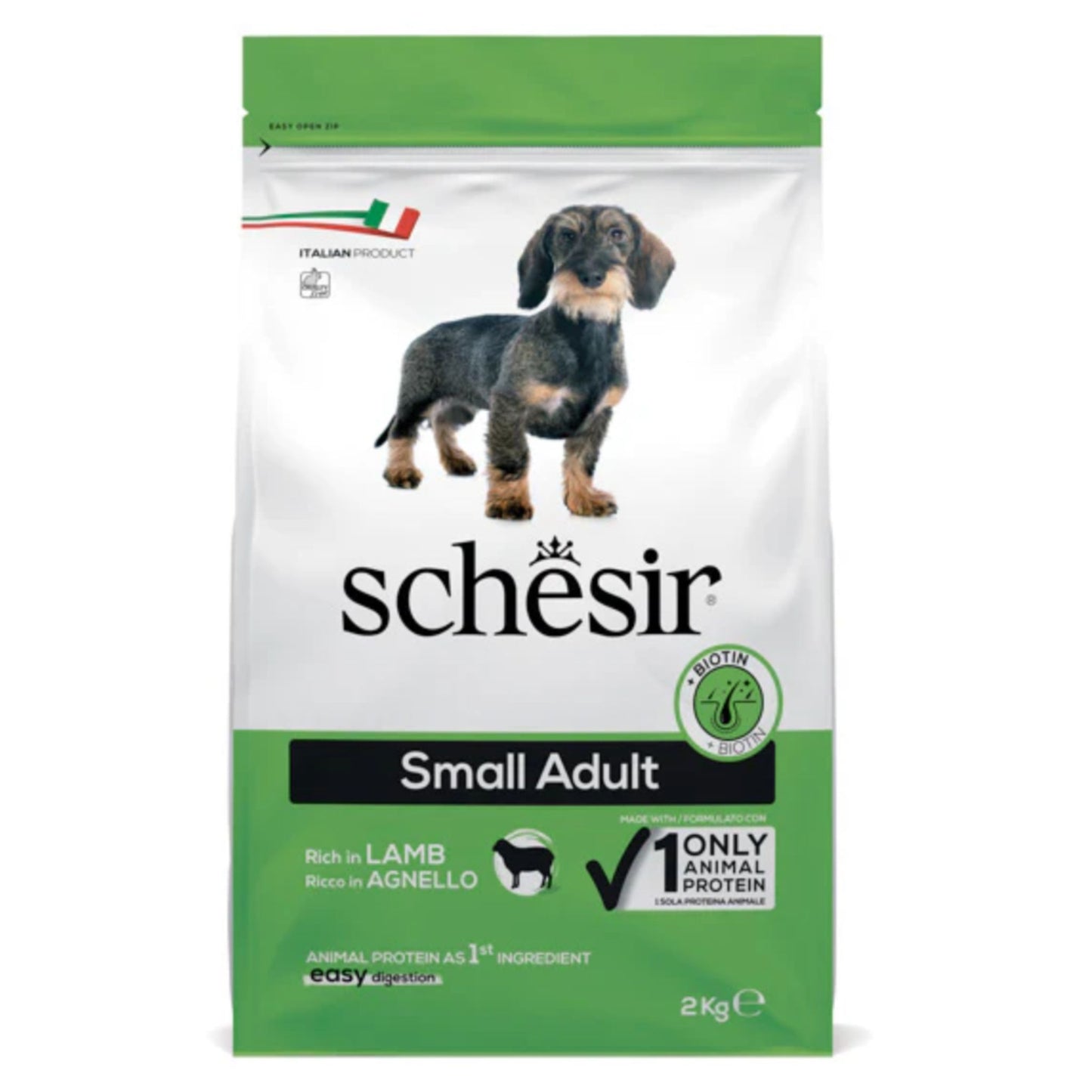 Schesir Small Adult Dog Dry Food With Lamb - 2kg