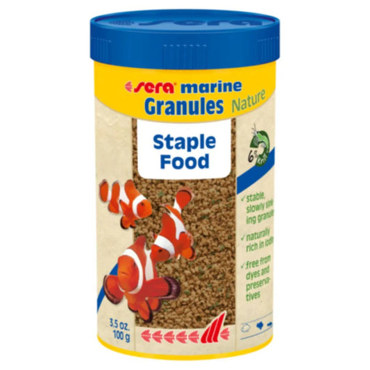 Sera Marine Granules Fish Food Balanced Diet For Saltwater Fish -  250ML