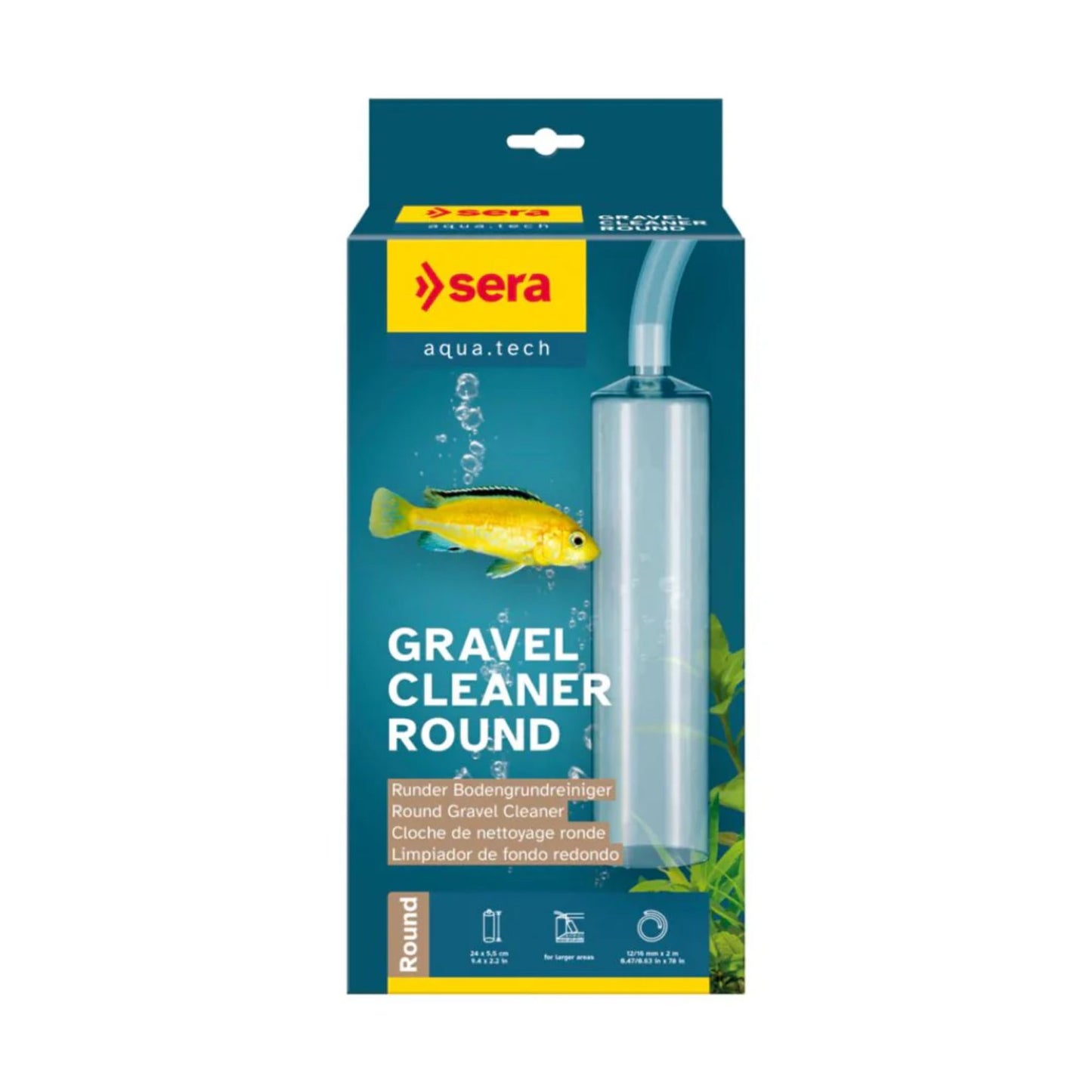 Sera Round Gravel Cleaner – Easy-Clean Aquarium Substrate Tool