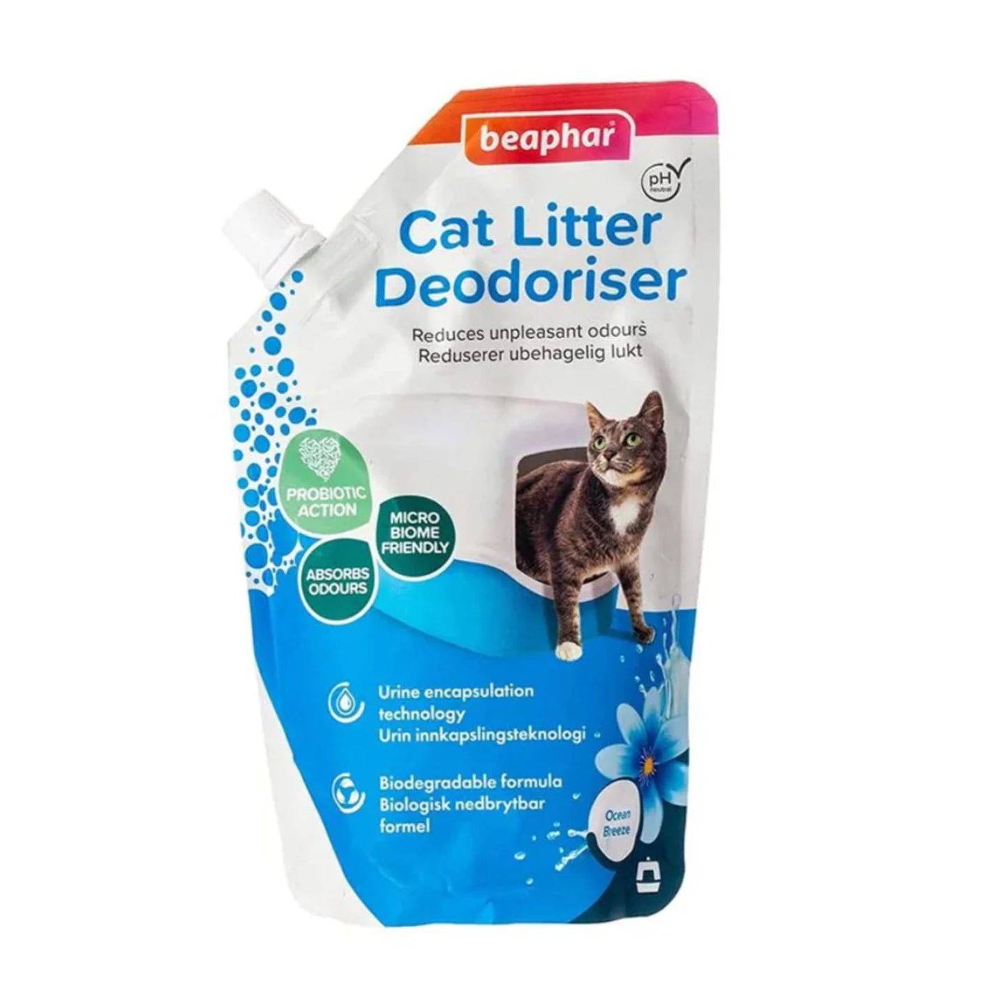 Beaphar Odour Killer Multi Fresh Ocean Breeze – 400g