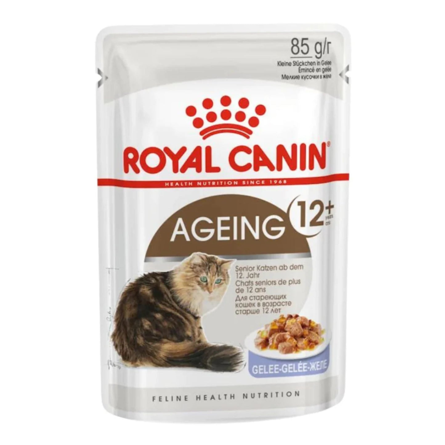 Royal Canin Feline Health Nutrition Ageing 12+ Jelly Cat Wet Food