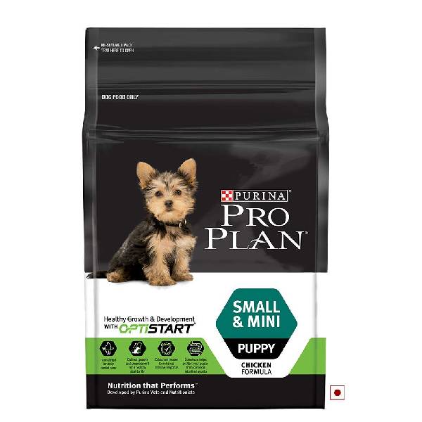 Purina Pro Plan Healthy Start Small And Mini Puppy Dry Dog Food With Chicken - 3 kg