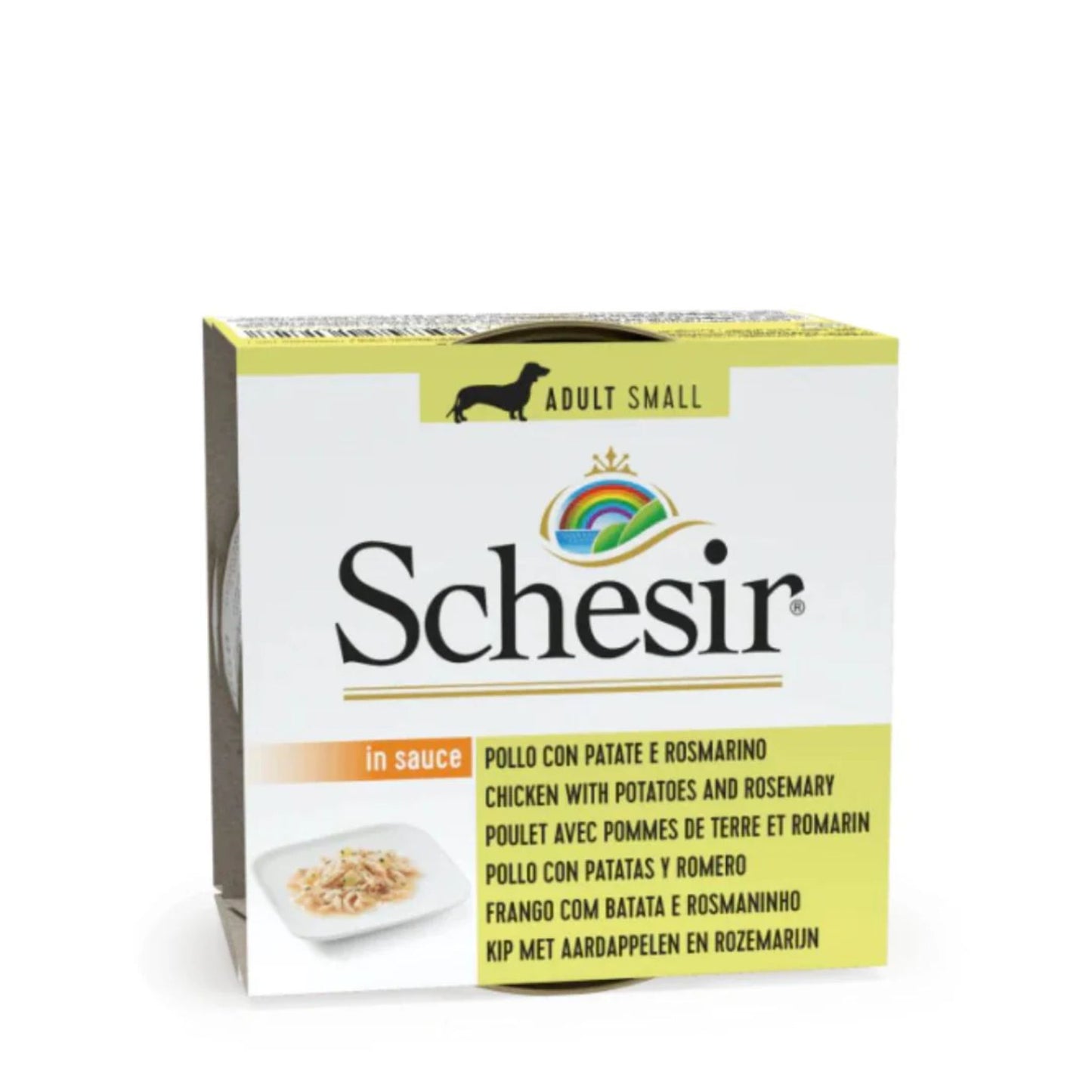 Schesir Dog Wet Food Chicken With Potatoes & Rosemary - 85G