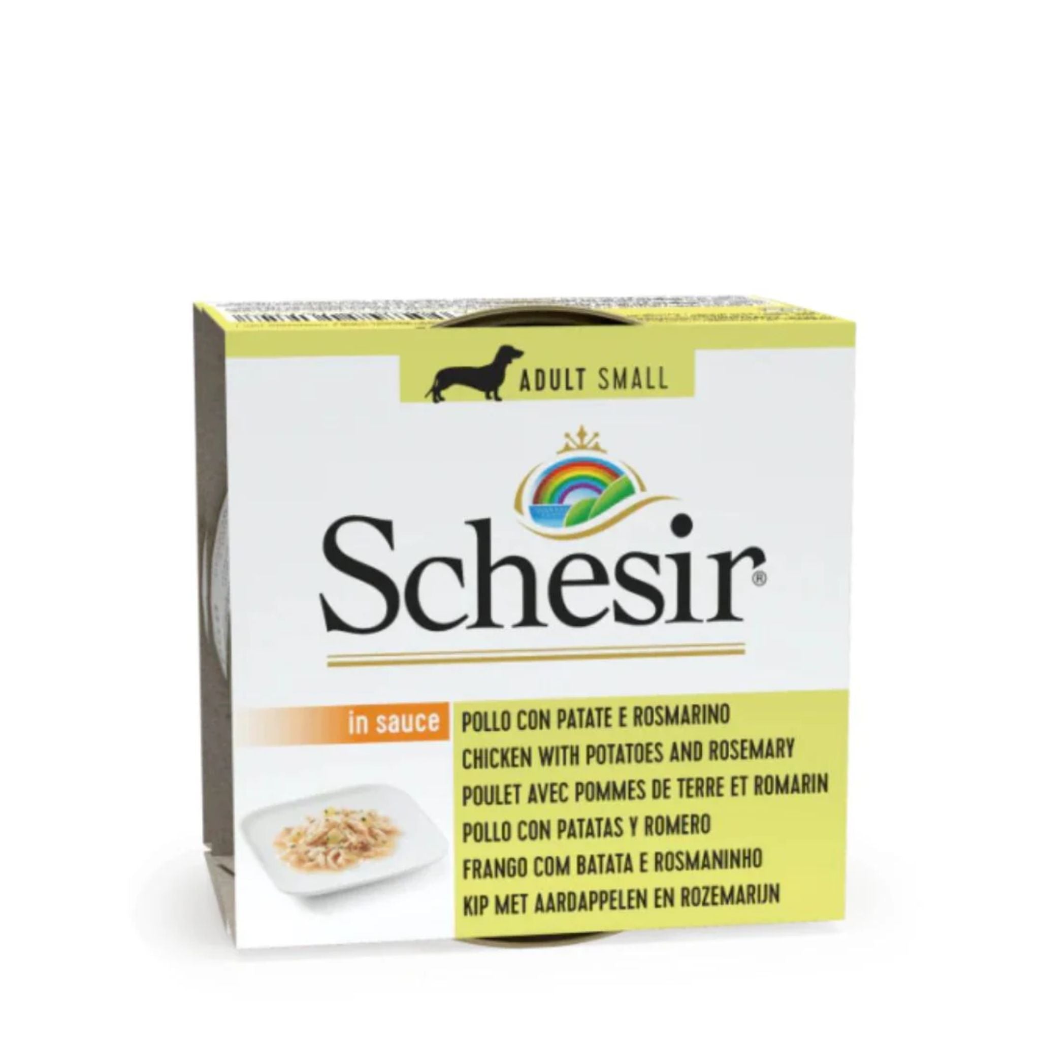 Schesir Dog Wet Food Chicken With Potatoes & Rosemary - 85G