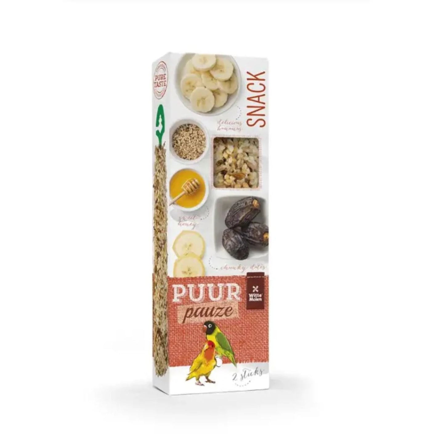 Witte Molen Puur Lovebird Stick Tasty Treats – 60g