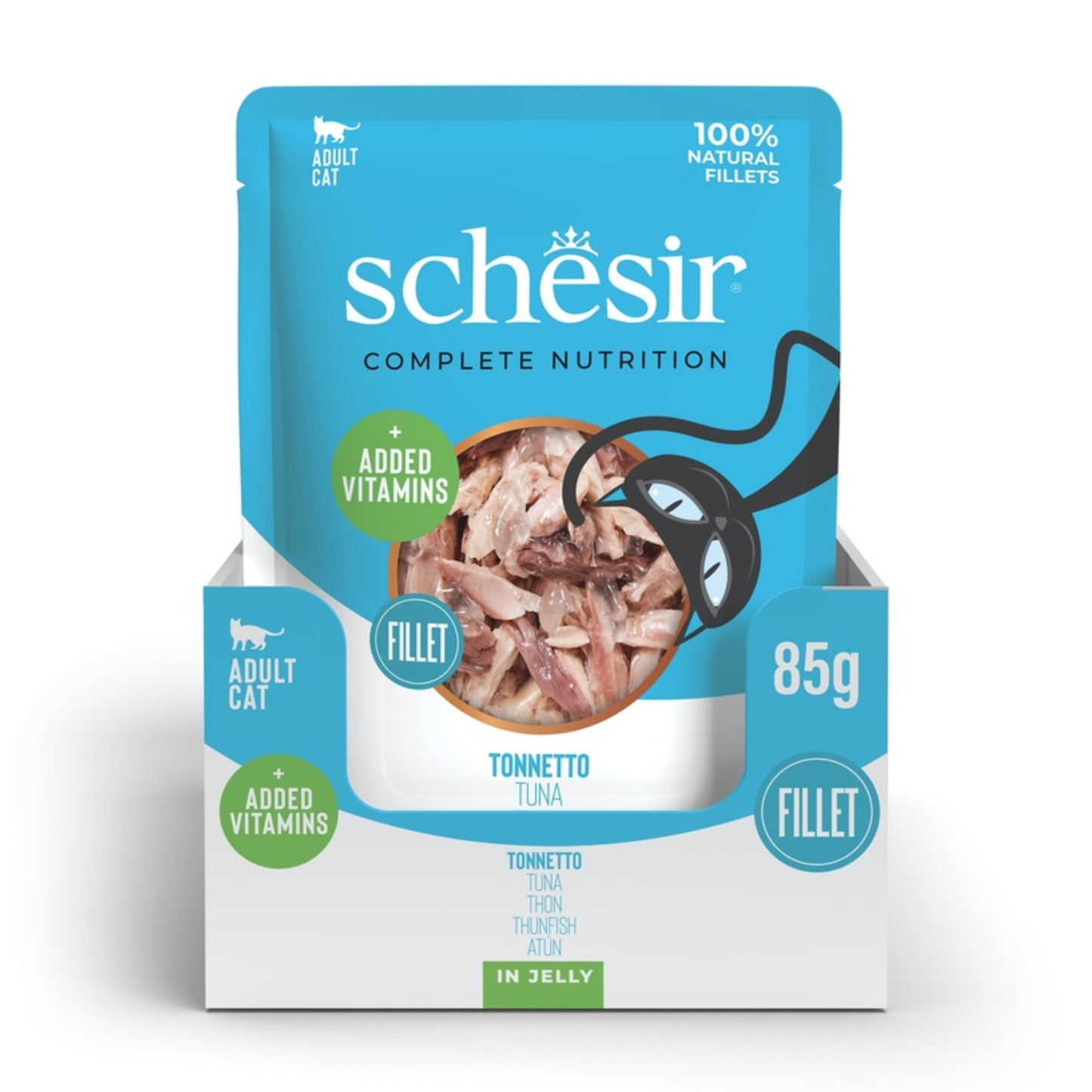 Schesir Nutrition Wet Cat Food In Jelly Pouch Tuna - 85g