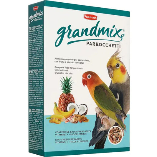 Padovan GrandMix Parrocchetti Bird Food Small Parrot Mix – 400g