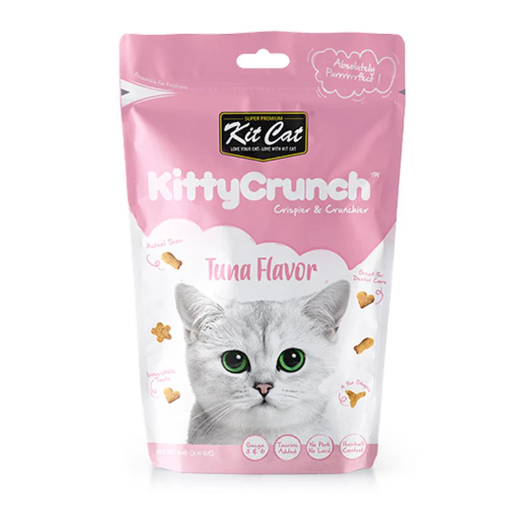 Kit Cat Kitty Crunch Tuna Flavour Cat Treats - 60g