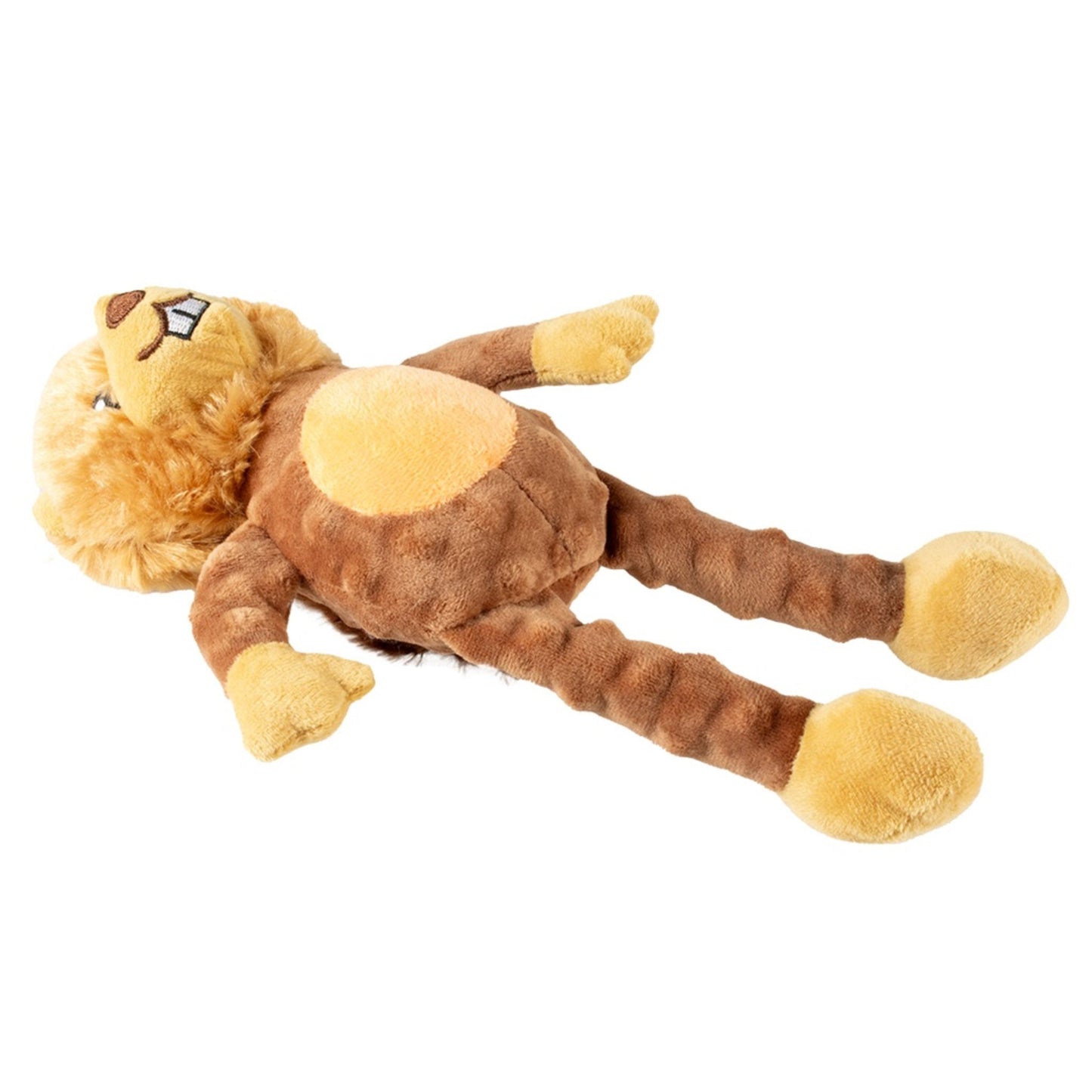 Duvo+ Plush Beaver Crackle Dog Toy – 34x21x8cm, Brown
