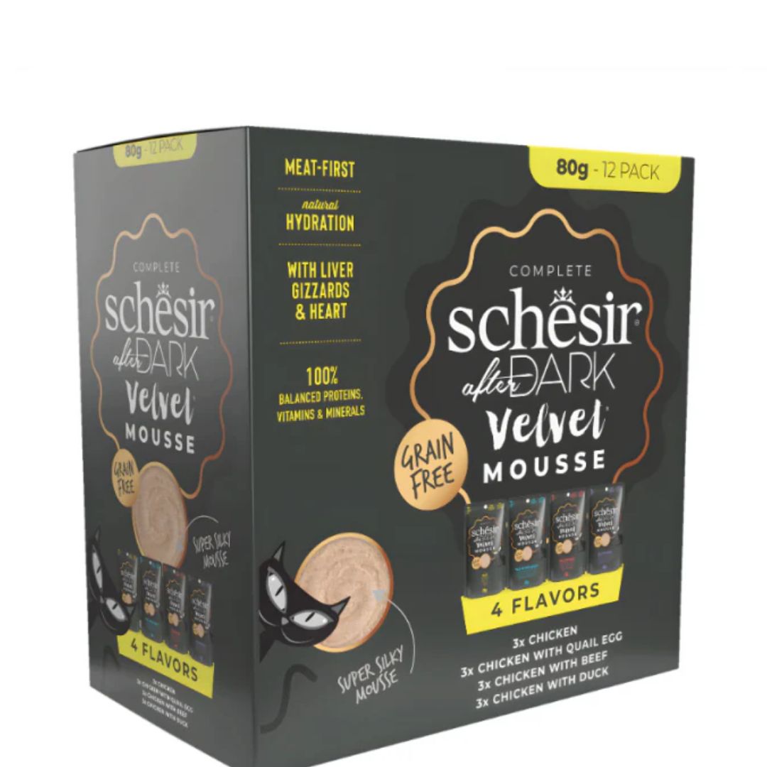 Schesir After Dark Chicken In Broth Canned Cat Food - 80 g