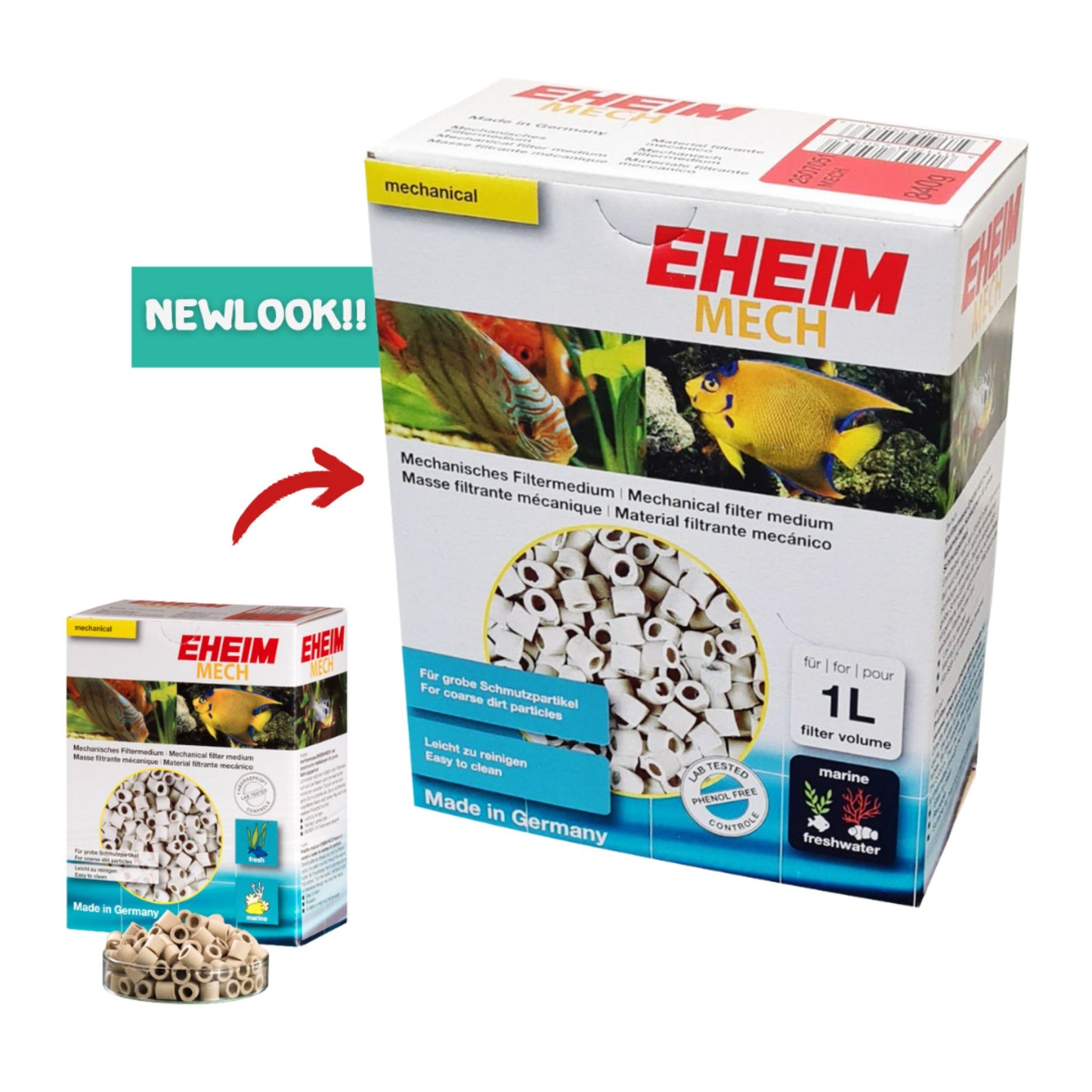 Eheim Mech Filter Media – 840g/1L Mechanical Pre-Filter