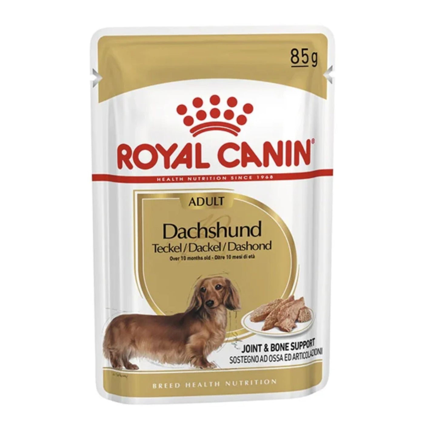 Royal Canin Breed Health Nutrition Dachshund Adult Dog Wet Food - 85G