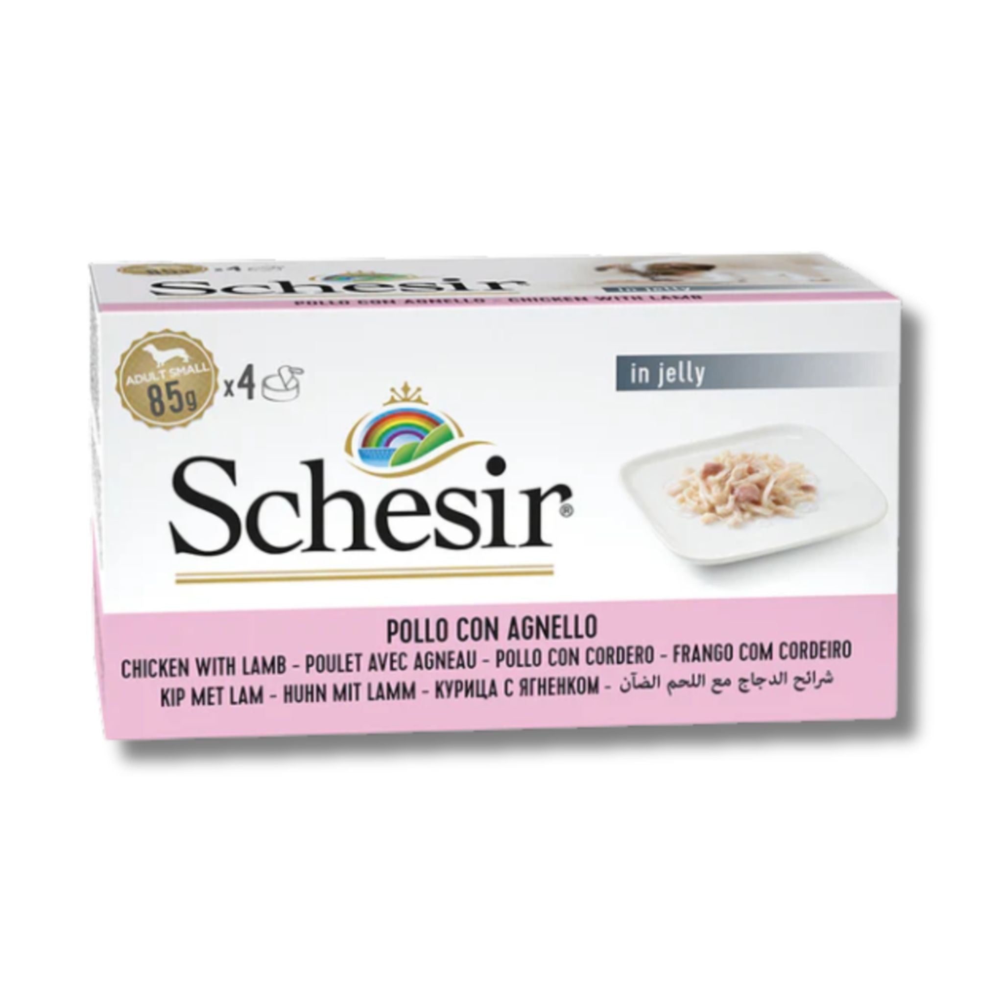 Schesir Dog Wet Food Chicken Fillets With Lamb - 340G